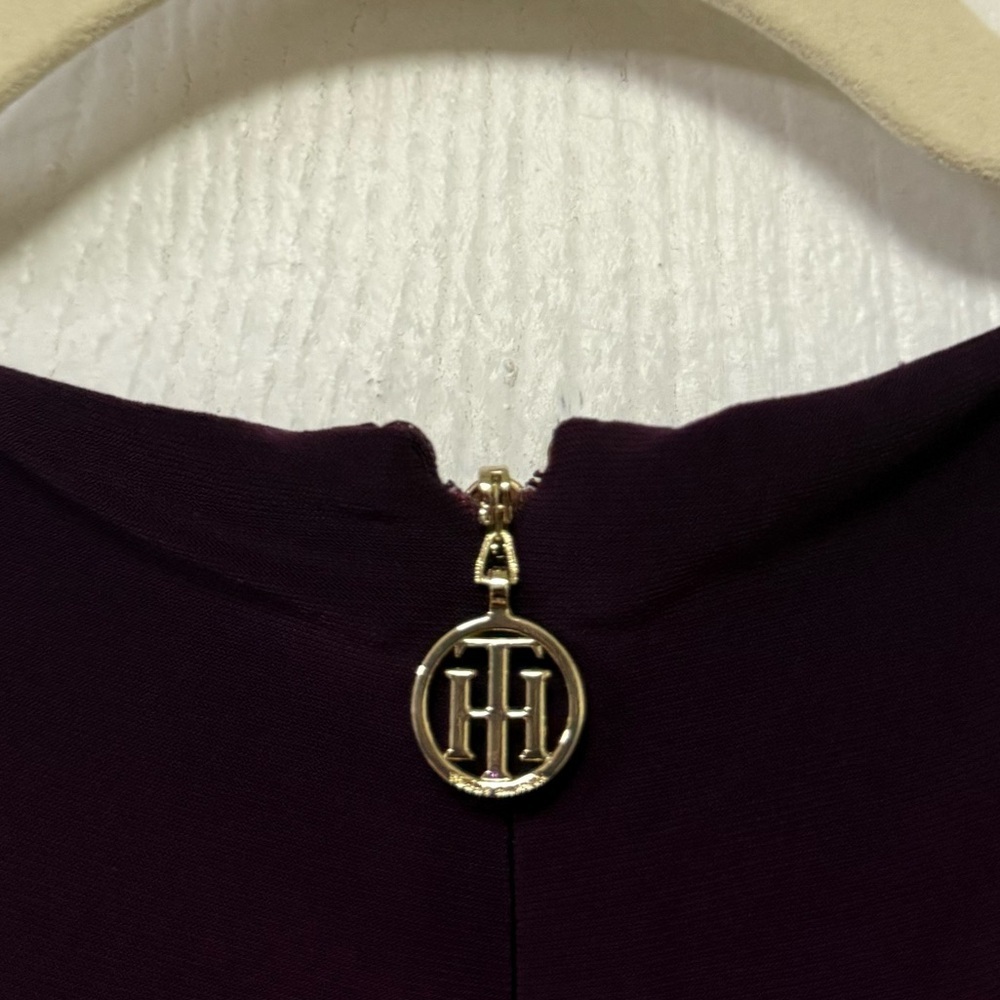 Tommy Hilfiger Women's Purple Bell Sleeved Dress *NEW* Sz 12 - Picture 5 of 8